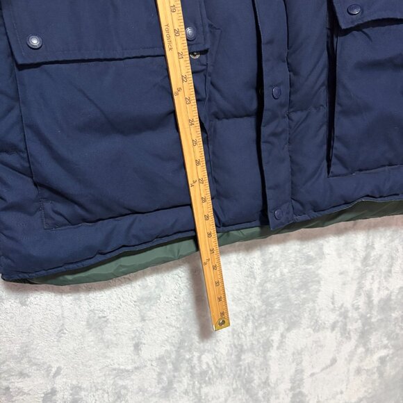 VTG Eddie Bauer Jacket Mens XXL Tall Goose Down Puffer Vest Full Zip 80'S - Picture 7 of 10